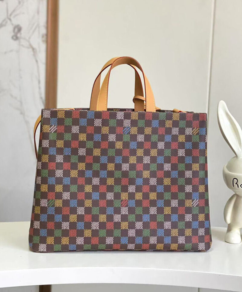 Louis Vuitton Shopper Tote MM Brown